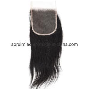 Wholesale Best Body Wave 5X5 Lace Top Closure Straight Virgin Human Hair Pieces
