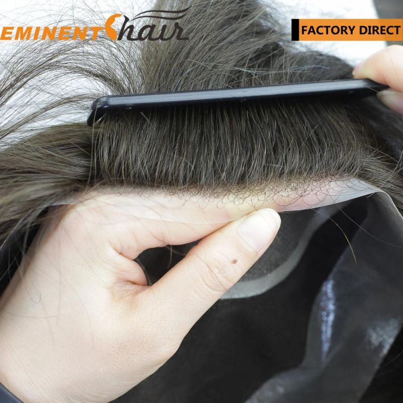 Natural Hairline Silk Top Indian Hair Women′s Wig
