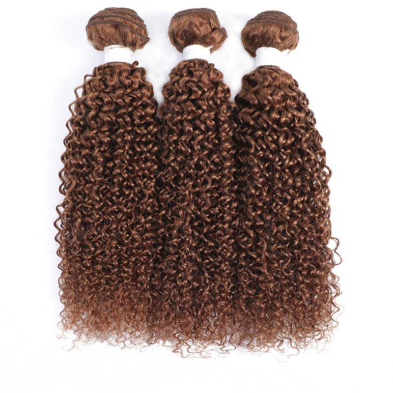 Brazilian Kinky Curly Human Hair Bundles 100% Human Hair Weave Bundles Blonde Brown Remy Hair Bundles