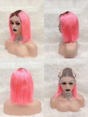 Hot Selling Short Bob Human Hair Lace Wig, Human Hair 613 Blonde Lace Front Wig, Cheapest Fringe Quality Human Hair Wig