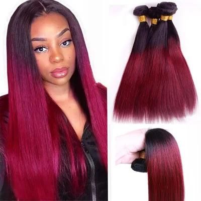 Kbeth China Factory Human Hair Weave in Stock, Refund Assurance Vietnam Hair Remy Fashion 99j Two Tone Beautiful Hair Weft in Stock