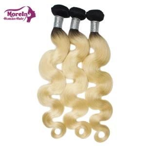 613 Blonde Body Wave Virgin Hair Weave 100% Brazilian Human Hair