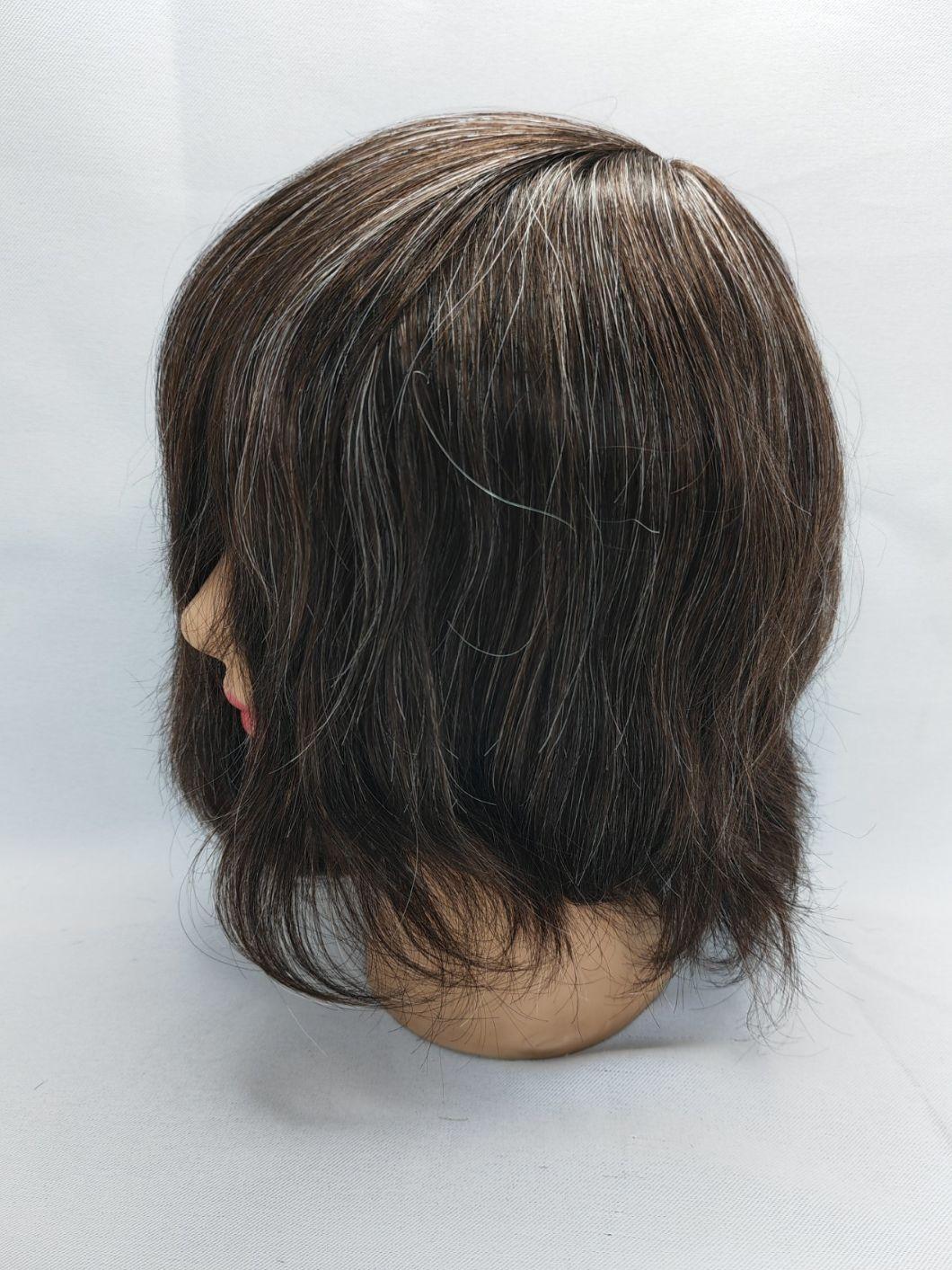 2022 Most Durable Custom Made Clear PU Base Injection Wig Made of Remy Human Hair