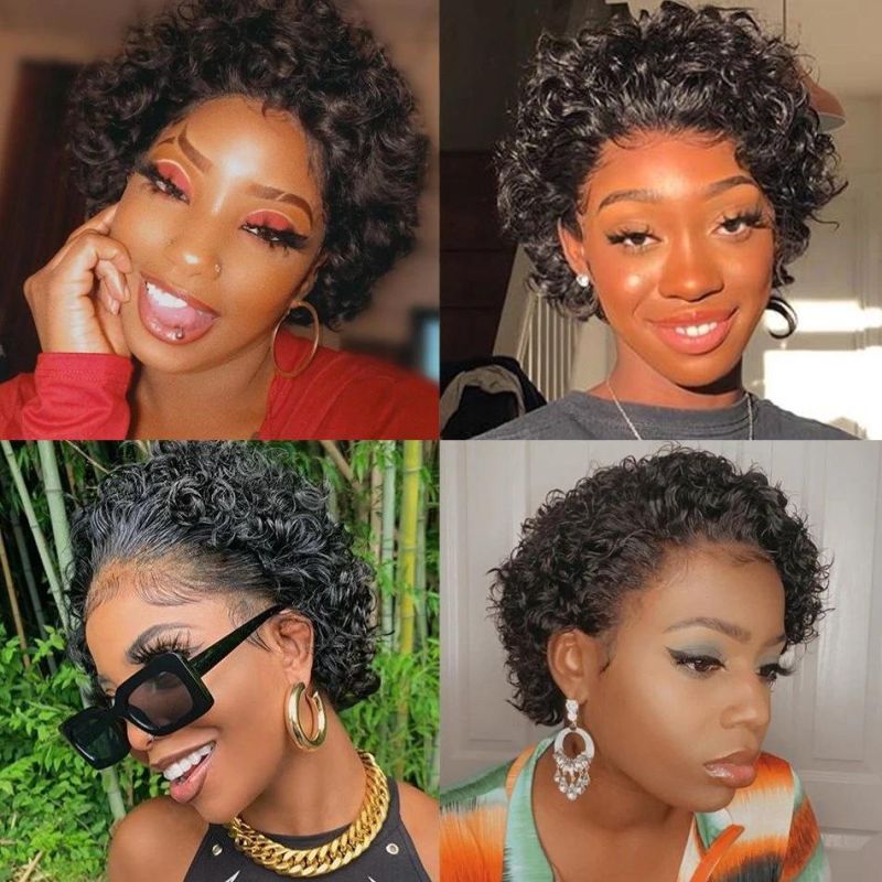 New Style Hot Sale Curly Lace Front Wig Cheaper Wig