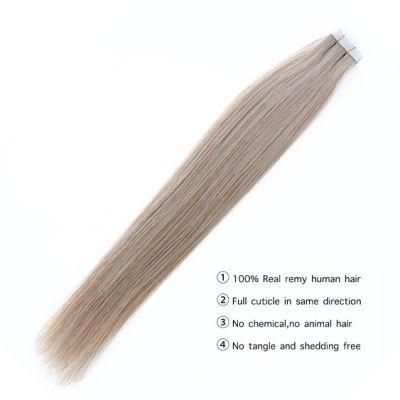 Straight Skin Weft Adhesive Hair Remy Tape Human Hair Extensions 12&quot; 16&quot; 20&quot; 24&quot; Double Side Tape Hair