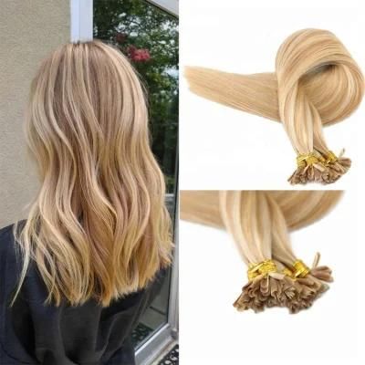 Real Hair Straight Remy Pre-Bonded Natural Human Nail Hair Extensions