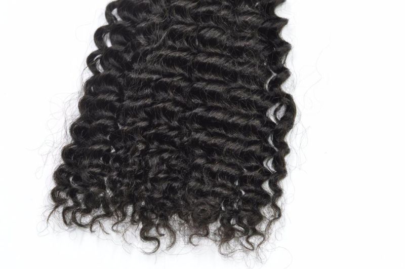 Brazilian Super Double Drawn Virgin Human Hair Weft (Pink Curly)