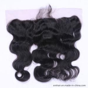 Hot Selling Hair Extensions Body Wave Hair Unprocessed 100% Cheap Virgin Brazilian Hair Closure Add D Needle