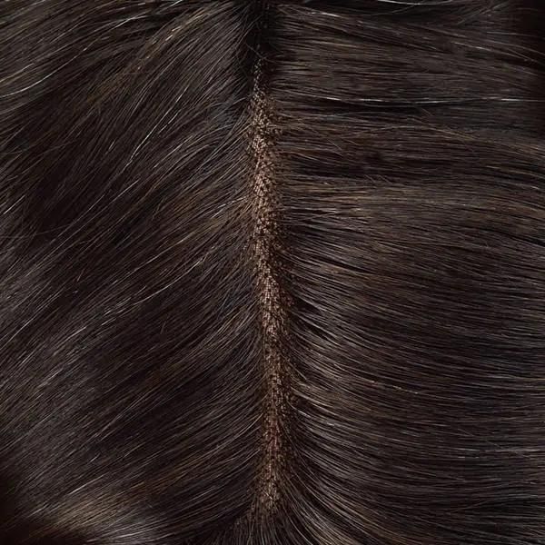 Fine Mono Base with Clear PU Perimeter Hair Toupee