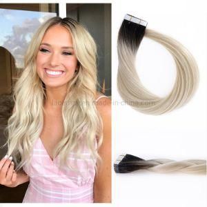 Most Beautiful Top Quality Wholesale R#2/60 Brazilian Natural Human Hair Extension Tape Hair
