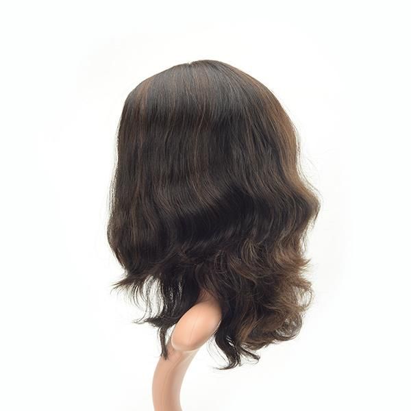 Middle Length Wavy High Quality European Hair Women Hair Systems