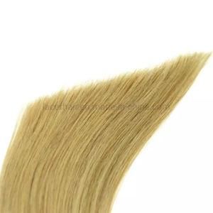Italian Keratin Brazilian Natural Nail U Tip Virgin Blonde Wholesale Straight Thick Remy Human Hair Extension