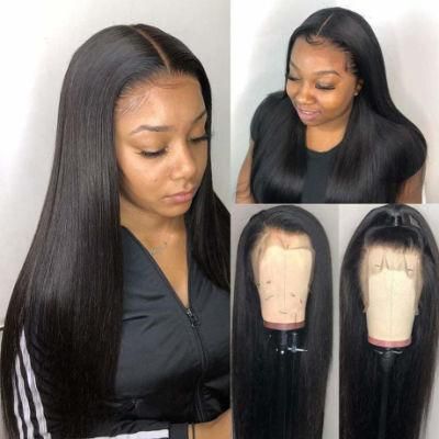 Premium Quality Brazilian Straight Lace Wigs for Black Women Natural Color 12 Inch