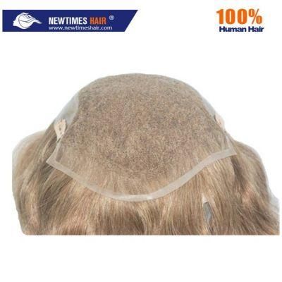 Swiss Lace with Thin Skin Back Side Men Women Wig Remy Human Hair