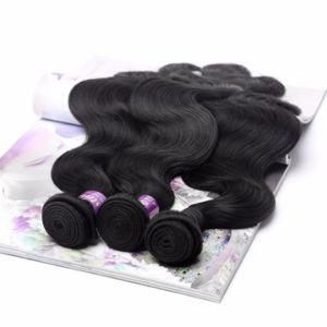 100% Human Hair Weave Bundles Body Wave Extension