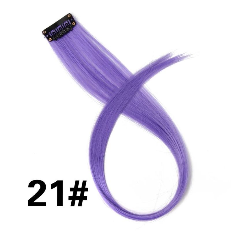 Synthetic Clip on Hair Extension 57color