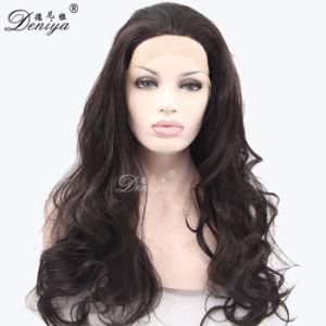 Natural Black Fashion Style High Quality Synthetic Long Lace Front Cosplay Wig