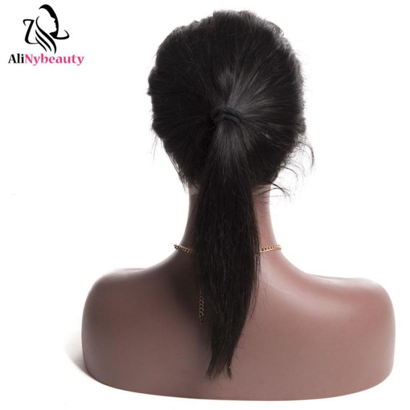 Non-Chemical Treatment 360 Human Hair Lace Frontal Closure with Bundles