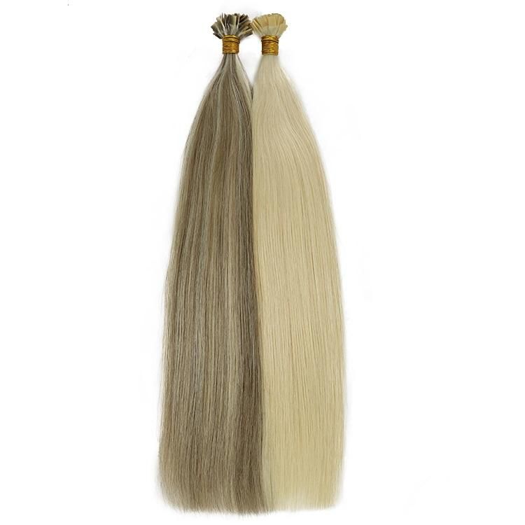 12A 100% Unprocessed Raw Cuticle Aligned Human Hair Flat Tip Hair Extension