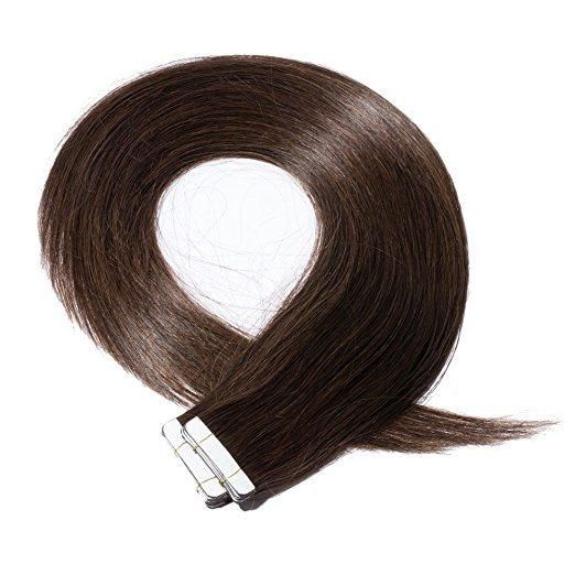 100% Virgin Hair Tape in Human Hair Extensions (AV-TP20-2)