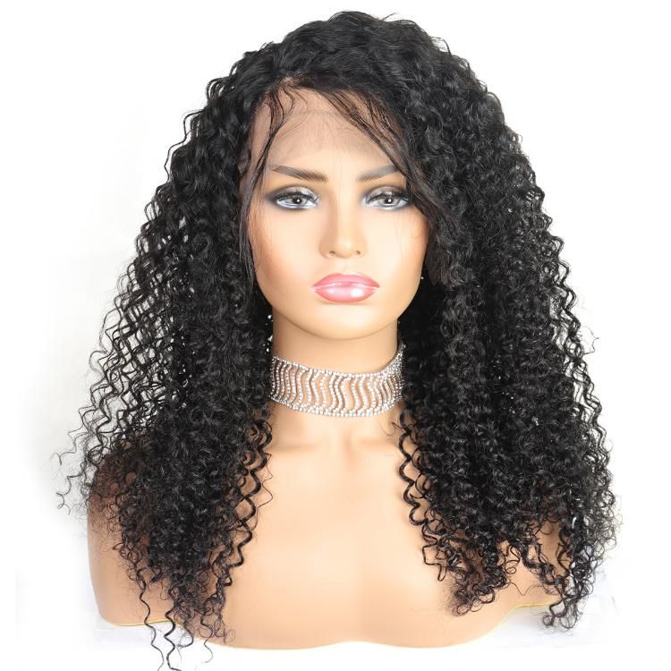 Wholesale 4X4 Lace Frontal Wig Kinly Curly Human Hair Wigs