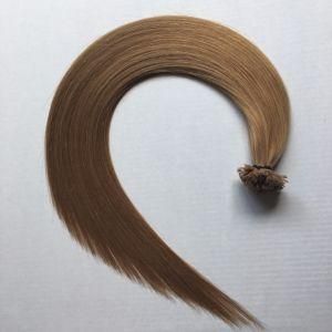 10# Keratin Flat Nail Tip Brazilian Virgin Remy Human Hair Extensions