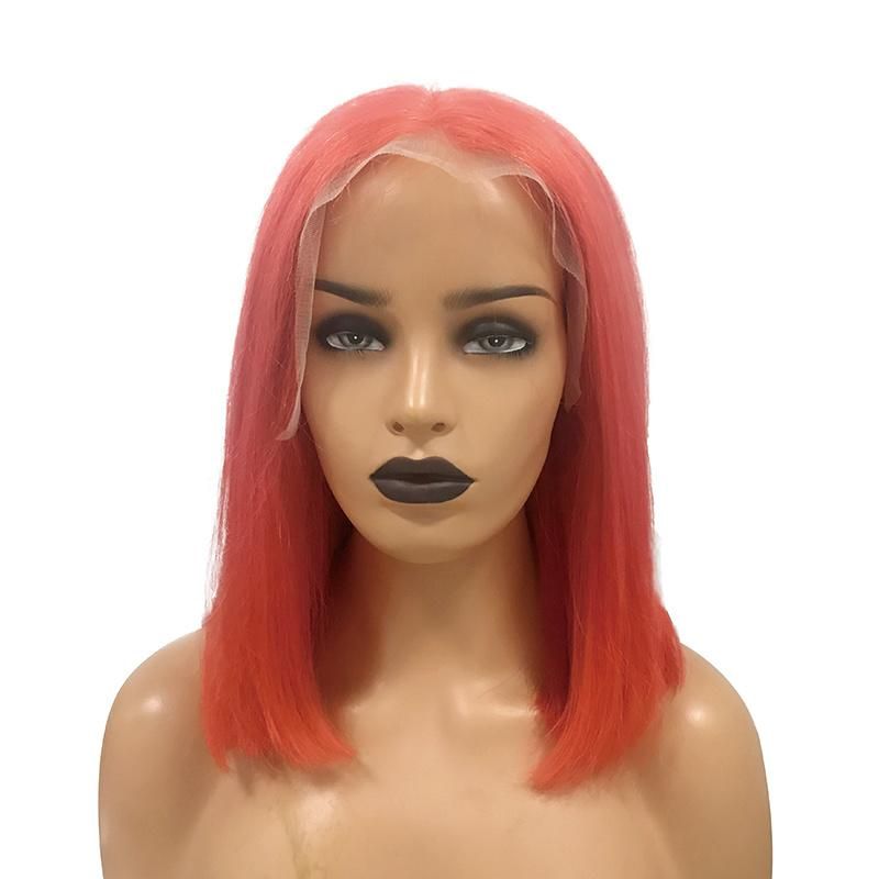 Raw Unprocessed Hair Bob Wigs Human Hair Lace Front Hair