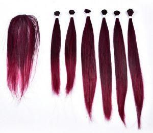 High Quality Mixed Color Braids Hair Wigs Synthetic Hair Weft