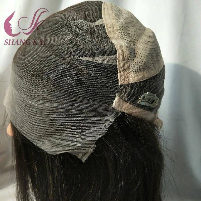 Full Lace Wigs Wholesale Brazilian Virgin Hair Wig with Baby Hair Blonde Color Transparent Lace