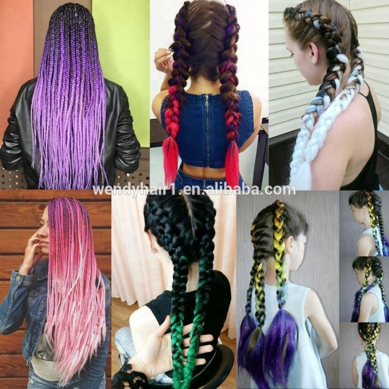 Wholesale Synthetic Fiber Hair Small Twist Braids Hairstyles