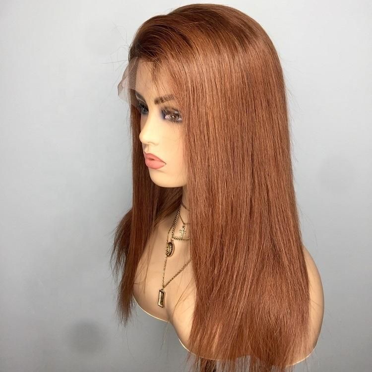 Blonde Colored Long Hairs Brazilian Human Hair Lace Frontal Wig