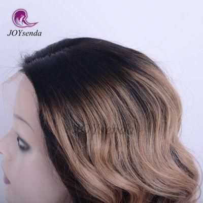 2t Blond Colour Body Wave Chinese Hair Front Lace Wig
