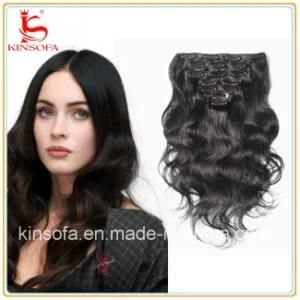 100% Human Hair Brazilian Body Wave Clip Hair