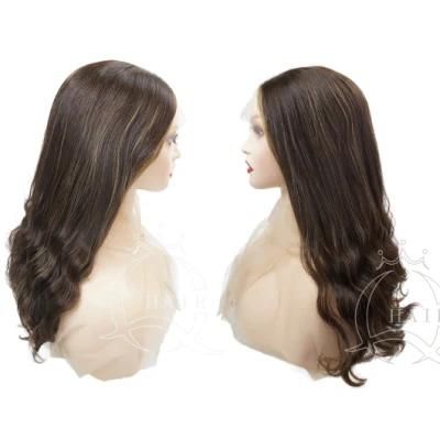 Best Quality Human Hair Lace Wigs Silk Top Wigs Kosher Wig Jewish Wig Sheitels Topper for Beauty or Chemical Use