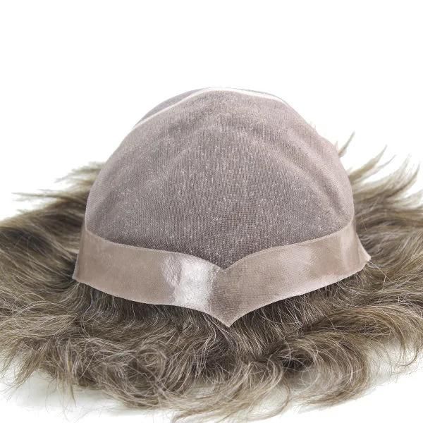 Fine Mono Base with Npu Perimeter Hair Replacement Systems