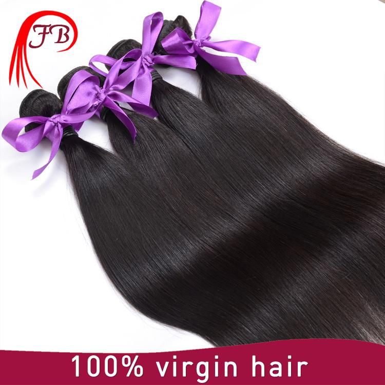 100% Unprocessed 8A Remy Straight Brazilian Human Hair Weaving