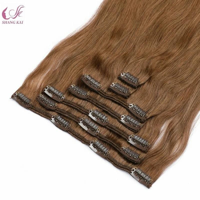 High Quality 100% Remy Human Hair Clip in Extension Human Hair Extension