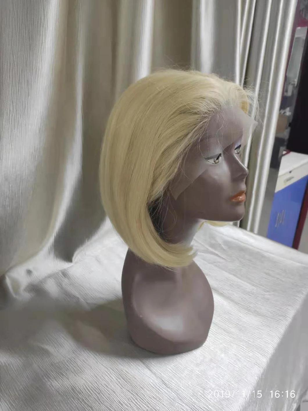 Hot Sale 613 Blonde Mink Brazilian Human Hair Lace Wig Bob Wigs