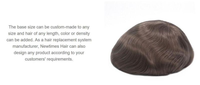 V-Looped Giving a More Realistic Look for Men, Natural Human Hair