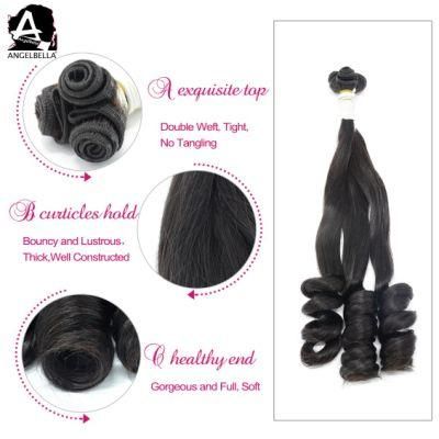 Angelbella New Styles Remy Hair Bundles Loose Funmi 1b# 33# Human Hair Weaving Weft