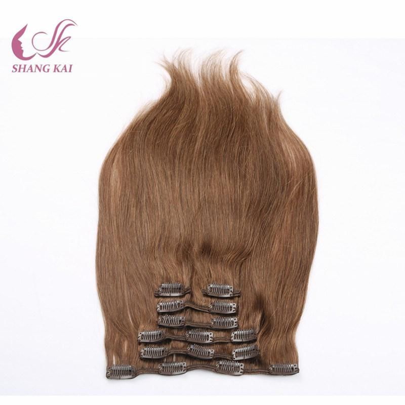 Human Hair Extension Virgin Hair Clip Hair Extension