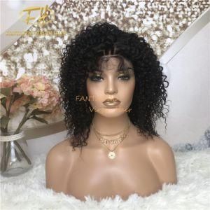 Top Grade Brazilian/Indian Virgin/Remy Human Hair Closure Lace Wig with No Shedding