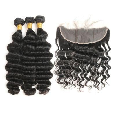 Alinybeauty 100% Raw Brazilian Virgin Loose Deep Wave Human Hair