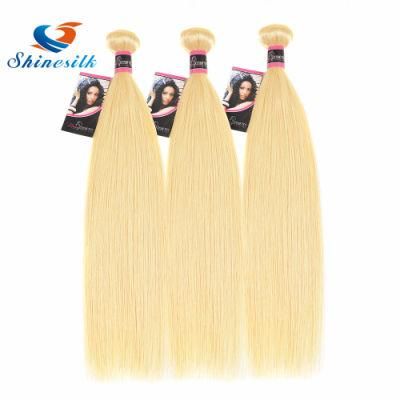 Women Hair Color #613 Ombre Blonde Hair Bundles 3PC 8inch-26inch Straight Hair Brazilian Remy Human Hair Extensions