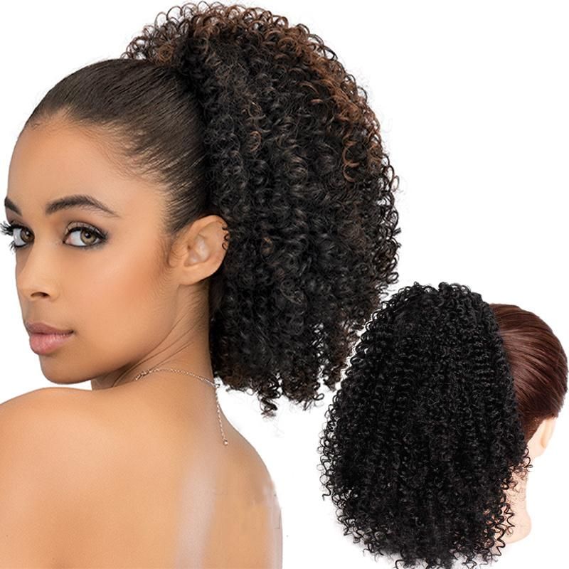 Kbeth Afro Puff Drawstring Ponytail Synthetic Short Afro Kinkys Curly Bun Hairpieces Updo Hair 2021 Fashion Ladies Ponytails Extensions From Chinese Factory