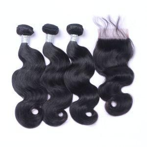 100% Human Hair Natural Black Color Deep/Body/Water/Loose Wave Bundles of HD