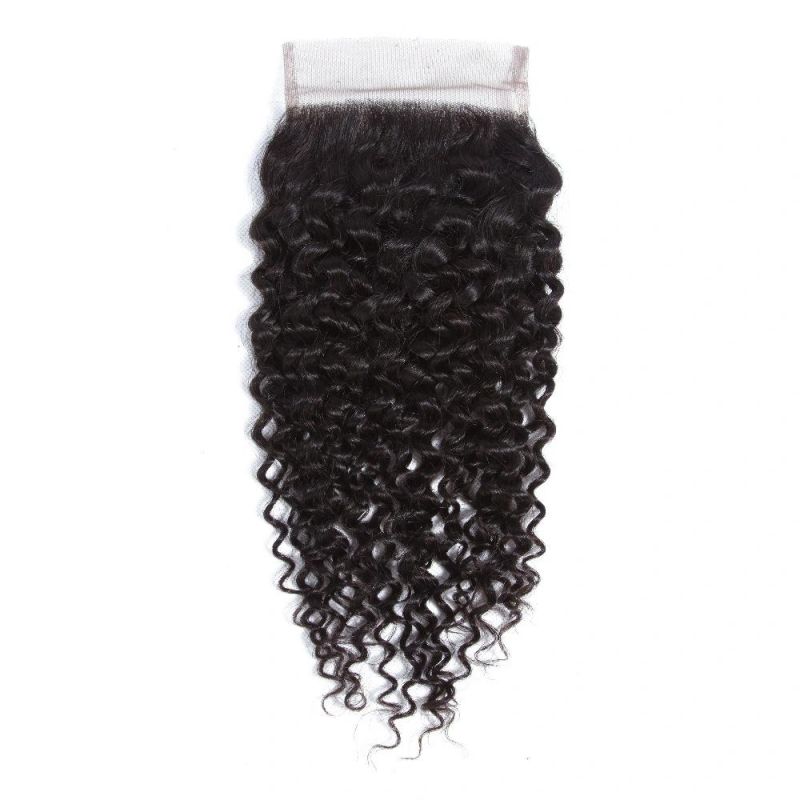 Kbeth Kinky Curly 4*4 Transparent Lace 10 Inch Closure Cheap Price Femme Toupees From China Xuchang Factory Wholesale
