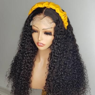 100% Virgin Remy Indian Human Hair 13X4 Lace Front Wig Short and Kinky Curly Wigs