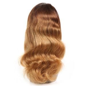 Blonde Brazilian Virgin Hair Blonde 613 Body Wave Human Hair Lace Front Wig