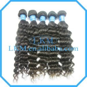 6A Natural Brazilian Beautiful Deep Wave Virgin Human Hair Weave